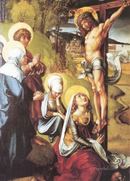 Cristo en la cruz Alberto Durero Pinturas al óleo